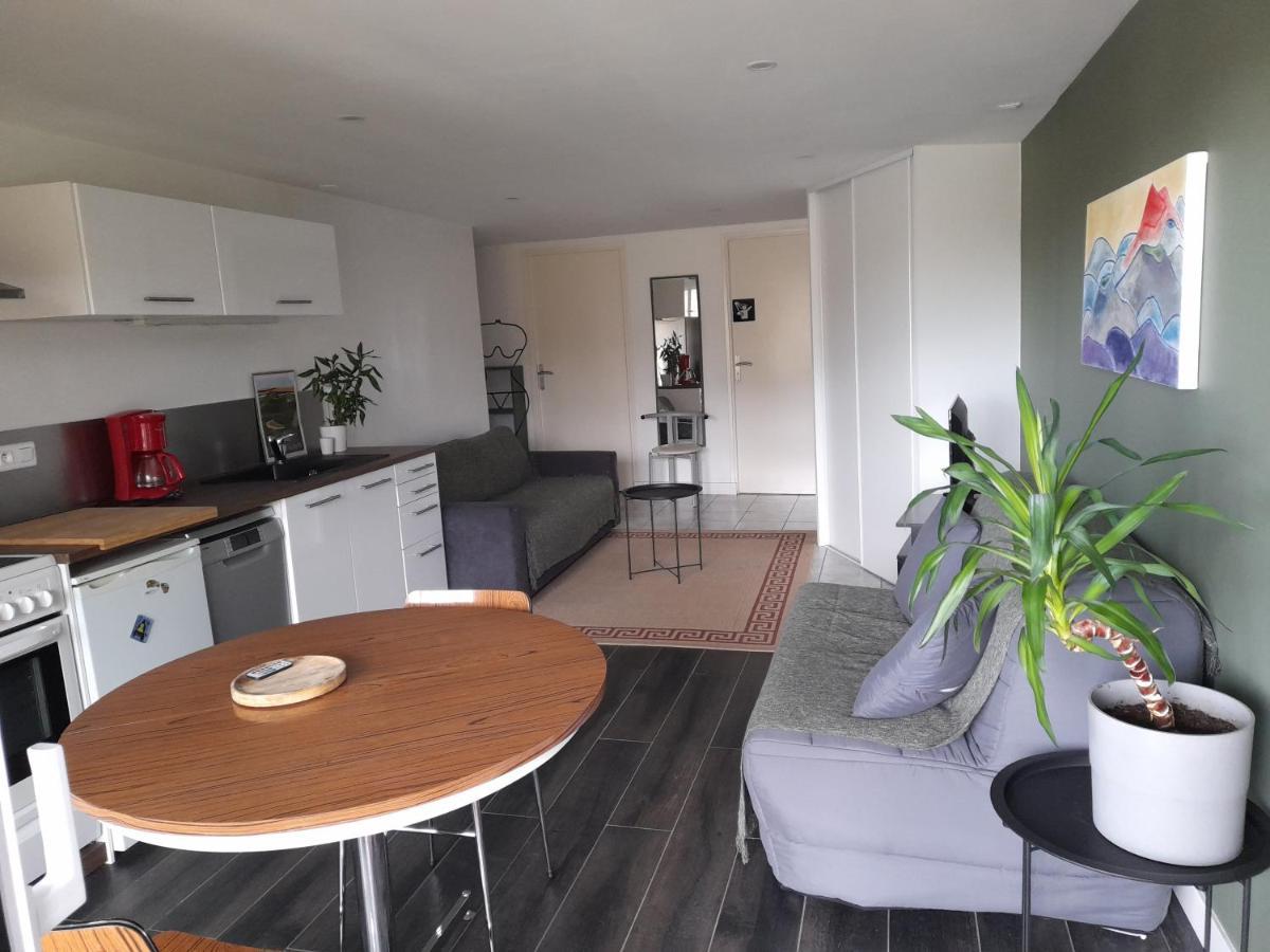 A 5 Mns Du Puy De Dome Avec Vue Imprenable Studio Rez De Jardin 24M2 Neuf A Laschamps Saint-Genès-Champanelle 외부 사진